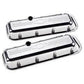 Billet Specialties BS96022 Polished Aluminium Bowtie Valve Covers Chev BB Short