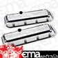 Billet Specialties BS96022 Polished Aluminium Bowtie Valve Covers Chev BB Short