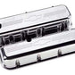 Billet Specialties BS96122 Chev BB Polished Alloy Tall Valve Covers Bowtie Logo
