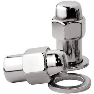 Billet Specialties BS999994 Street Lite Rt & Performer Wheel Nuts Mag Shank Style 1/2-20 Closed End 3/4" Shank Pack Of 10