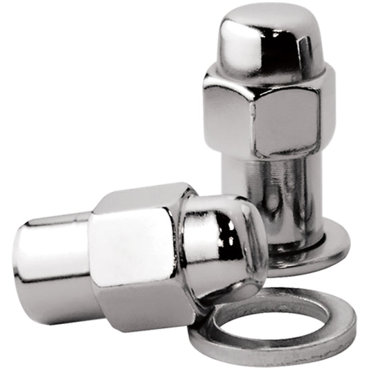 Billet Specialties BS999994 Street Lite Rt & Performer Wheel Nuts Mag Shank Style 1/2-20 Closed End 3/4" Shank Pack Of 10