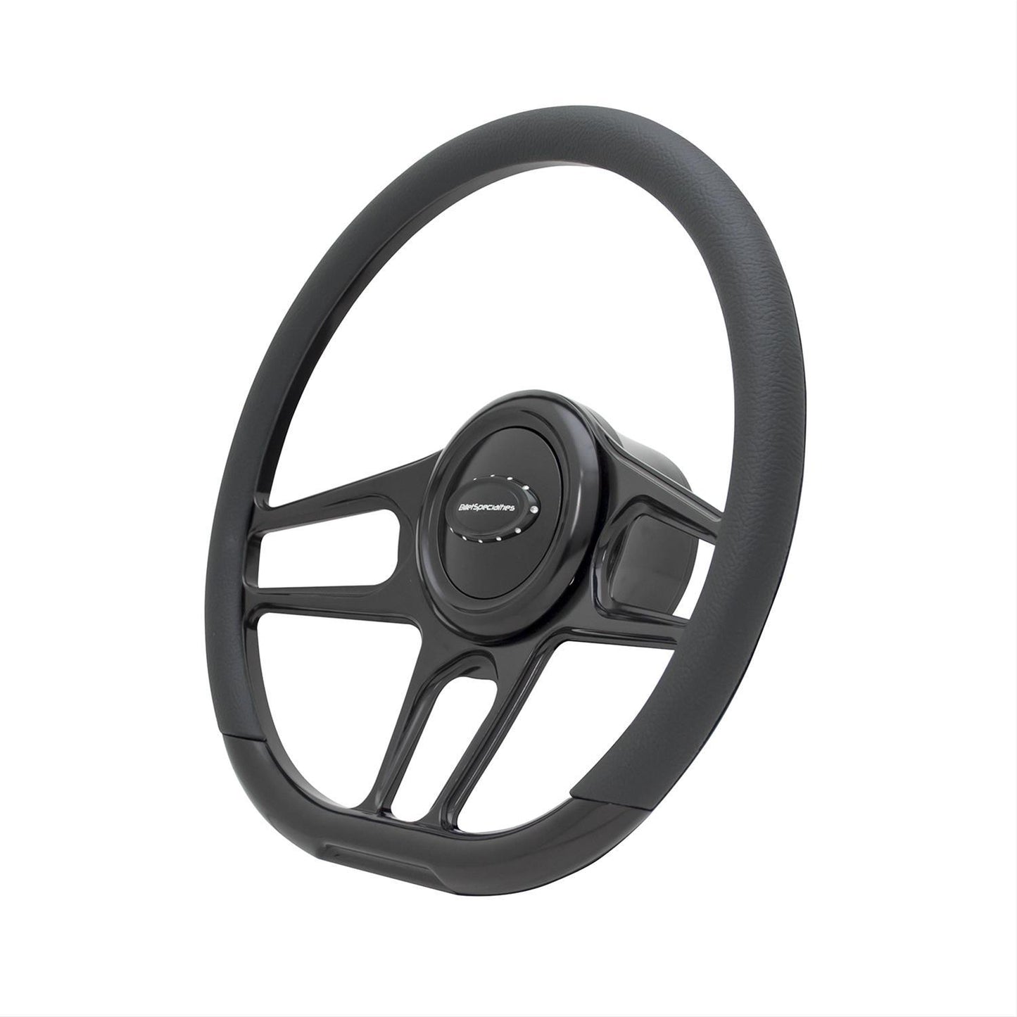 Billet Specialties BSBLK29435 Hydro Black Steering Wheel 14" D-Shape