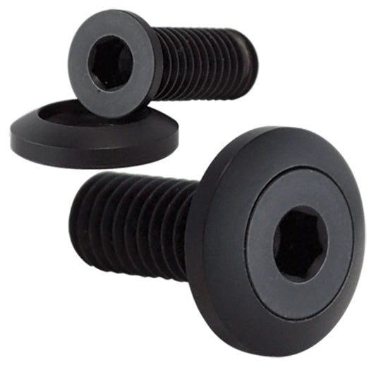 Billet Specialties BSBLK66110 Black S/S Pro Bolt 5/16-18 X 1" Bolt With 3/4" O.D Washer