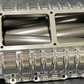 Blower Drive Service BL-8712-0002PB 871 Stage 2 Polished Billet Blower Case Scalloped w/ Black Anodized Plates
