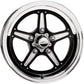 Billet Specialties BSBRS037806135N Street Lite Wheel 17" X 8" - Black 5 X 4.75" Bolt Circle With 3.5" Backspace