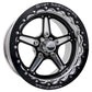 Billet Specialties BSBRSB35106535N Street Lite 15" x 10" Black Bead Lock