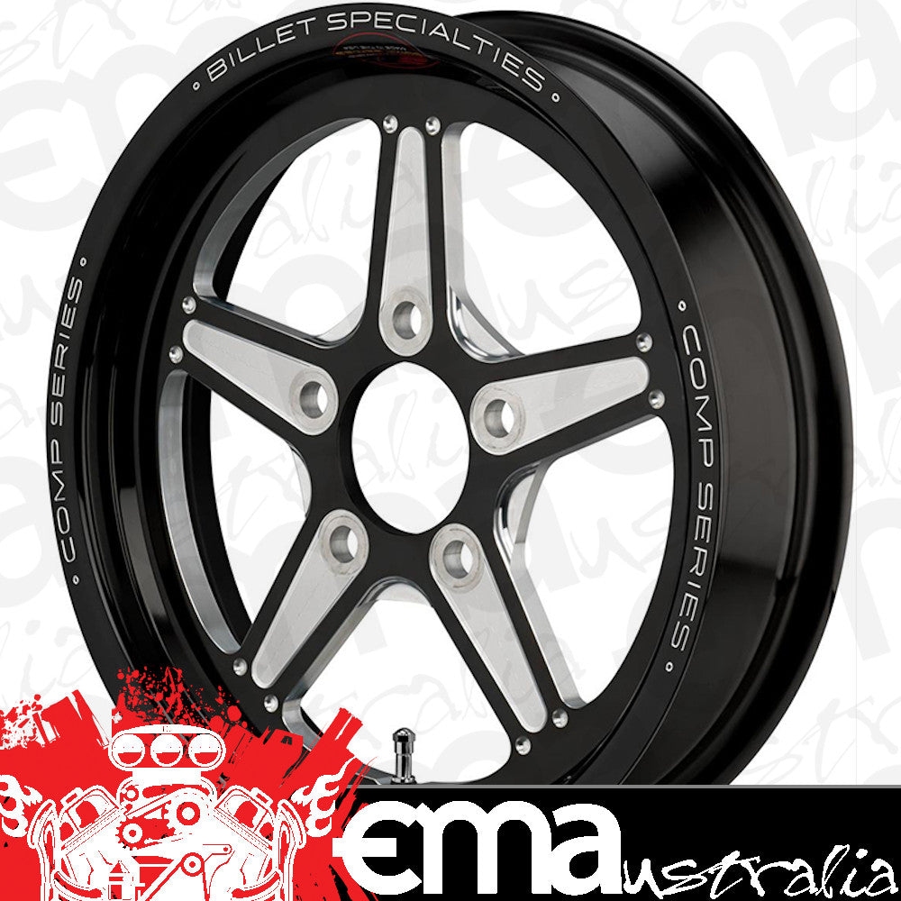 Billet Specialties BSCSFB35356117 Comp 5 Bolt-On Wheel 15" X 3.5" - Black 5 X 4.75" Bolt Circle With 1.75" Backspace
