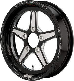 Billet Specialties BSCSFB35356117 Comp 5 Bolt-On Wheel 15" X 3.5" - Black 5 X 4.75" Bolt Circle With 1.75" Backspace