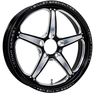 Billet Specialties BSCSFB37456127 Comp 5 Bolt-On Wheel 17" X 4.5" - Black 5 X 4.75" Bolt Circle With 2.75" Backspace