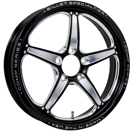 Billet Specialties BSCSFB37456127 Comp 5 Bolt-On Wheel 17" X 4.5" - Black 5 X 4.75" Bolt Circle With 2.75" Backspace
