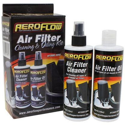 Suit re-usable cotton Aeroflow & K&N type filters Air Cleaning Kit 296Ml 10Oz Of Each Cleaner Oil Aeroflow Performance Products AF2000-5050