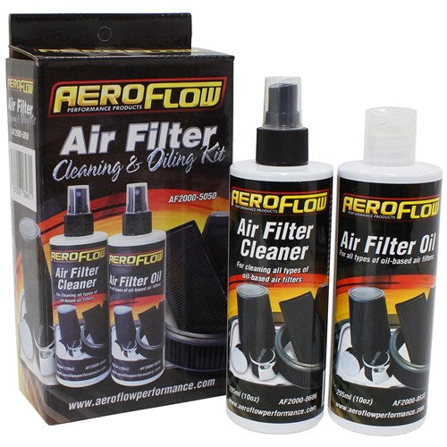 Aeroflow AF2000-5050 Aeroflow Air Cleaning Kit 296Ml / 10Oz Of Each Cleaner & Oil