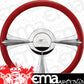 Billet Specialties BSP30097 Profile Series 14" Billet "Rat Tail" Steering Wheel Half Wrap Horn Button And Adapter Sold Separately
