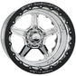 Billet Specialties BSRDB35106545N Street Lite Double Beadlock Wheel 15" X 10" - Polished 5 X 4.5" Bolt Circle With 4.5" Backspace