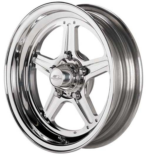 Billet Specialties BSRS035356117N Street Lite Wheel 15" X 3.5" 5 X 4.75" Bolt Circle With 1.75" Backspace