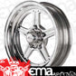 Billet Specialties BSRS035406116N Street Lite Wheel 15" X 4" 5 X 4.75" Bolt Circle With 1.62" Backspace