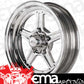 Billet Specialties BSRS035406122N 15" X 4" Street Lite Wheel 2.25" Backspace