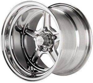 Billet Specialties BSRS035606535N Street Lite Wheel 15" X 6" 5 X 4.5" Bolt Circle With 3.5" Backspace