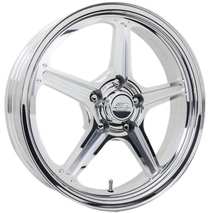 Billet Specialties BSRSF037456120N Street Lite Wheel 17" X 4.5" - Polished 5 X 4.75" Bolt Circle With 2" Backspace