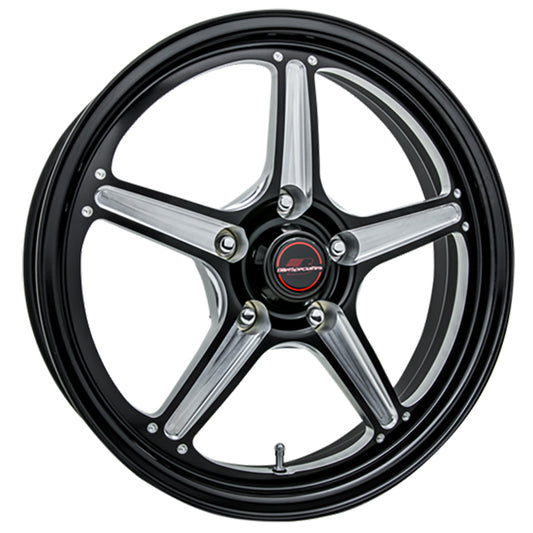 Billet Specialties BSRSFB37456120N Street Lite Wheel 17" X 4.5" - Black 5 X 4.75" Bolt Circle With 2" Backspace