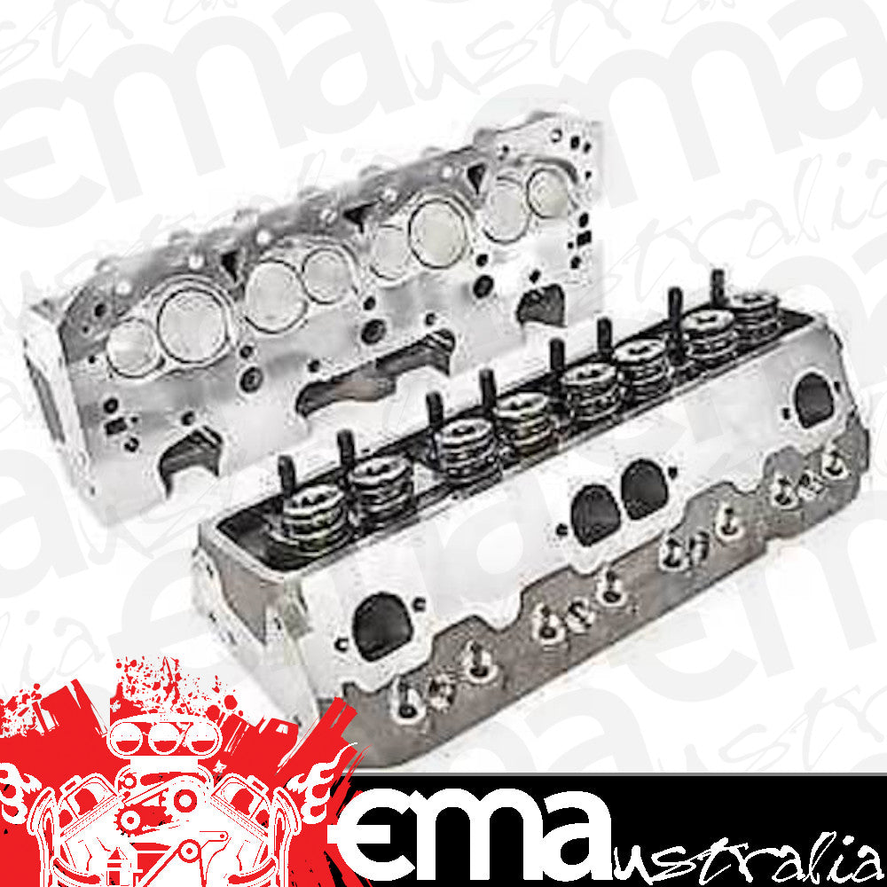 BRodix BX1001001A Track-1 Series Alloy Heads Chev SB 221Cc Intake/67Cc Chamber