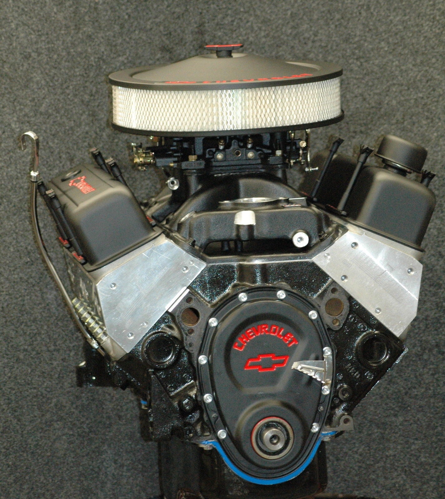 Engine Master Australia BlackBetty Blackbetty EMA Chevrolet "Black Betty" 383 Stroker V8 430 HP/450 Ft/Lb Alloy Heads 750Cfm Carb