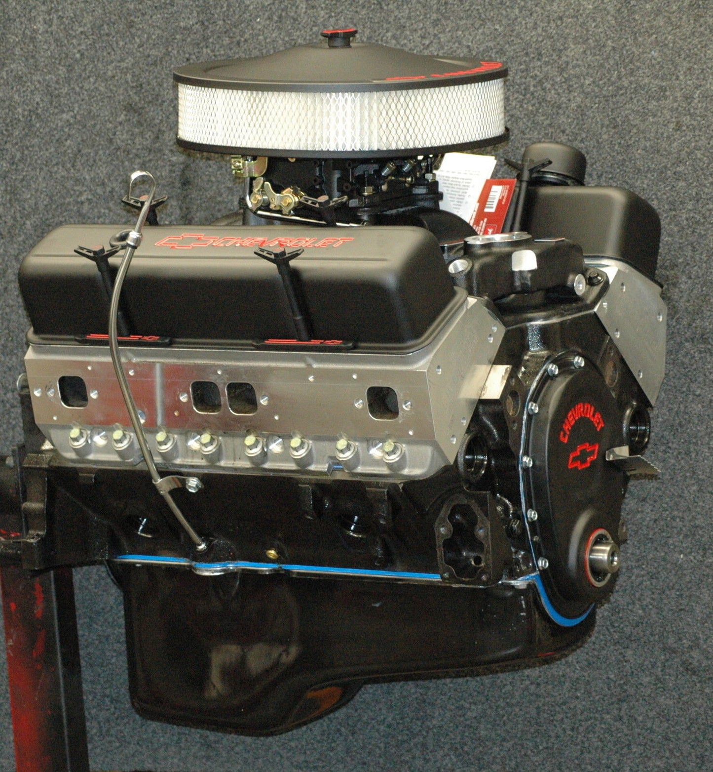 Engine Master Australia BlackBetty Blackbetty EMA Chevrolet "Black Betty" 383 Stroker V8 430 HP/450 Ft/Lb Alloy Heads 750Cfm Carb