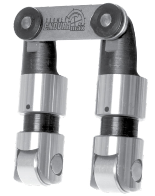 Crower C66292X842E-16 Enduramax Cutaway Solid Roller Lifters .842" Dia./.750" Bearing suit SB Chev w/ .150" Intake Offset & High Pressure Pin Oilin