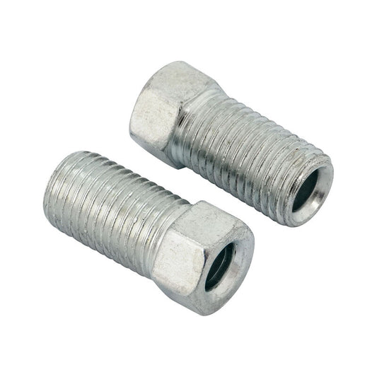 Proflow PFE361-L Brake Hard Line Tube Nut 3/8"in-24-Long Steel For 3/16in. Pipe Qty 2