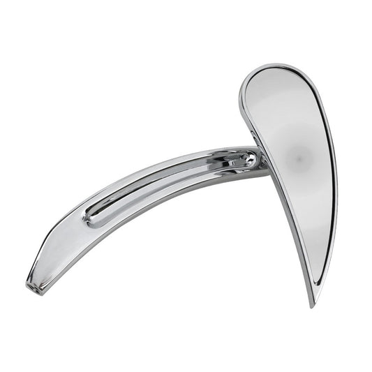 Attitude Inc ATT-MR9005-NC Rear View Mirror For Arlen Ness Style Teardrop for Harley Custom Chrome Right Side Each
