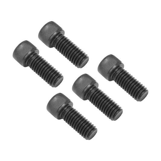 Attitude Inc ATT-DPBOLT-100-BK Drive Pulley Bolt Kit Black 5 piece Suit Harley 7/16-14 25mm Kit