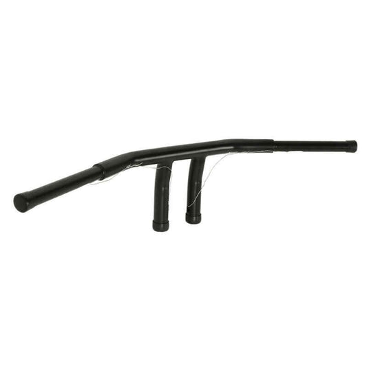 Attitude Inc ATT-XF161005-B-4 T Factor HandleBar 1-1/4 in. T-Bars 4" Rise Black Powder Coat For Harley Dyna Softail Sportster Fat Bob Custom