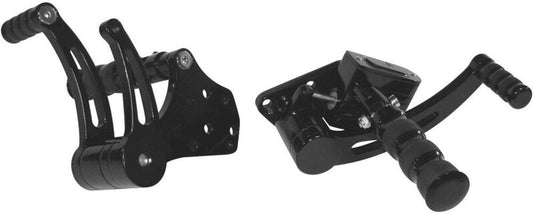 Attitude Inc ATT-AS75068 Billet Forward Control Kit ,Harley-Davidson Softail Black ,Set
