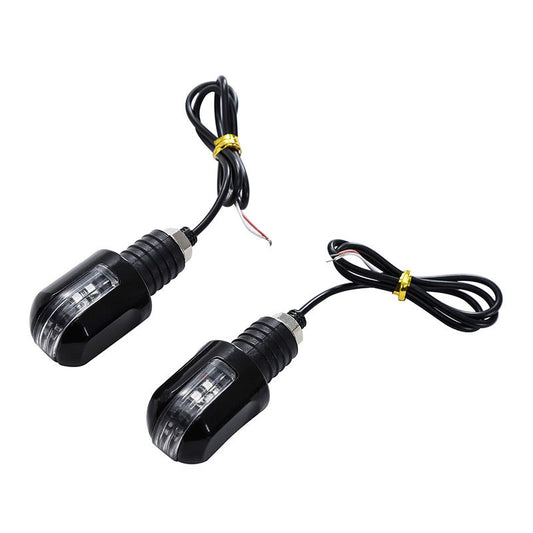 Attitude Inc ATT-XF1406117-B LED Lights Turn Signals Indicators Suit Harley 22mm Handlebar Bar End Set