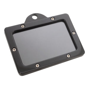 Attitude Inc ATT-REG001-BLK Universal Billet Registration Label Holder Black for Harley Boats Caravans Each