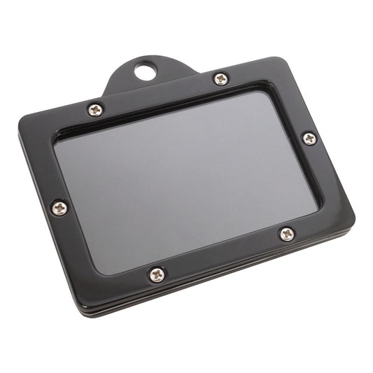 Attitude Inc ATT-REG001-BLK Universal Billet Registration Label Holder Black for Harley Boats Caravans Each