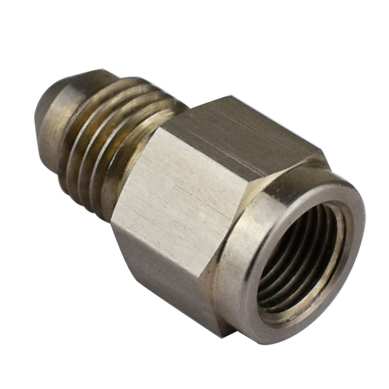 Proflow PFE370-04SS Female Adaptor 1/8in. NPT Straight To Male -04AN Stainless