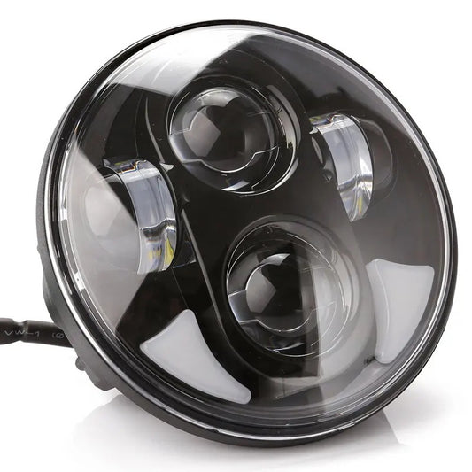 Attitude Inc ATT-XF2906129-B Headlight insert ,7 Inch LED Daymaker Black For Harley