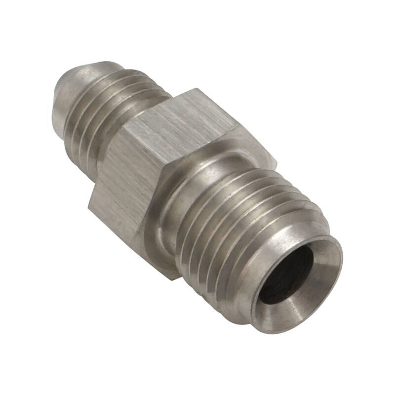 Proflow PFE341-04-04 Stainless Brake Adaptor Male Inverted Flare -04AN to 7/16 x 20