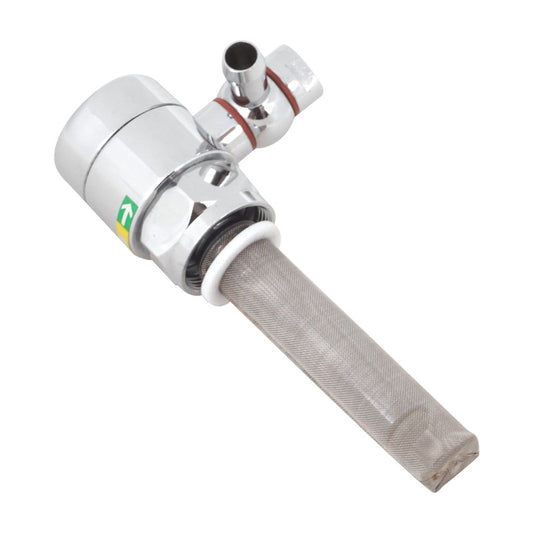 Attitude Inc ATT-FC5502 Universal Fuel Valve High Flow Chrome Petcock 5/16'' 360 Swivel Hose End For Harley Each