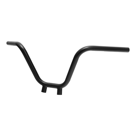 Attitude Inc ATT-XF161074-MB JackRabbit Handlebar 1 in 10 in rise 1.2 in riser in Matt Black For Harley Softail Sportster Fat Boy Dyna Each