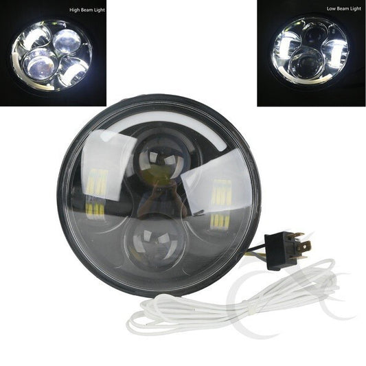 Attitude Inc ATT-XF2906162-B Headlight insert 5-3/4 Daymaker Black For Harley
