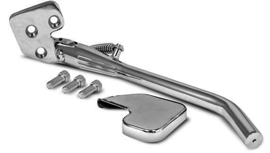 Attitude Inc ATT-M-KS-1000 Specialty Korna Billet Kickstand 10" inch Cover Chrome Fits Harley Davidson