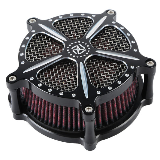 Attitude Inc ATT-XF290686 Air Filter Assembly ,Billet Aluminium Black Carby & EFI For Harley Sportster ,Kit