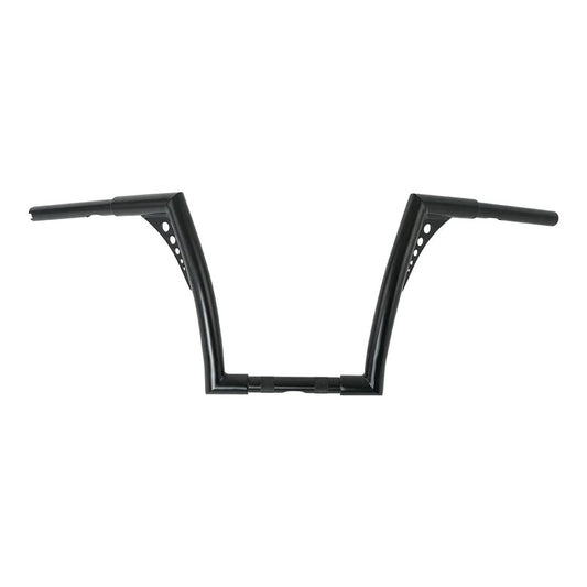 Attitude Inc ATT-XF161006-B-12 Bonanza Handlebar Black Powder Coat 12 Inc 1-1/4 in. Ape Hangers For Harley Softail Sportster Fat Boy Dyna