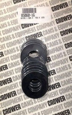 Crower C85060-16 Valve Spring Shims 1.525"Odx.735"Idx.015" Case Hardened Plated