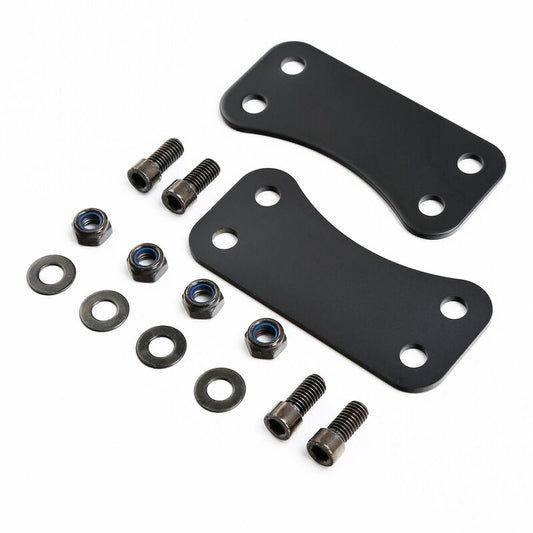 Attitude Inc ATT-XF2906C434-B Brackets Front Fender Risers Lift For Harley Touring With 21 in. Wheel 2014-up Kit