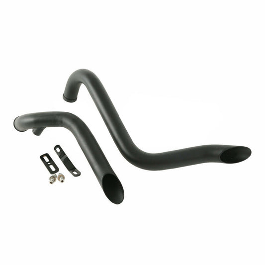 Attitude Inc ATT-XF2906C68-B Exhaust Headers Black Drag Pipes 1 3/4 inc suit Harley Touring Sportster Dyna Softail kit