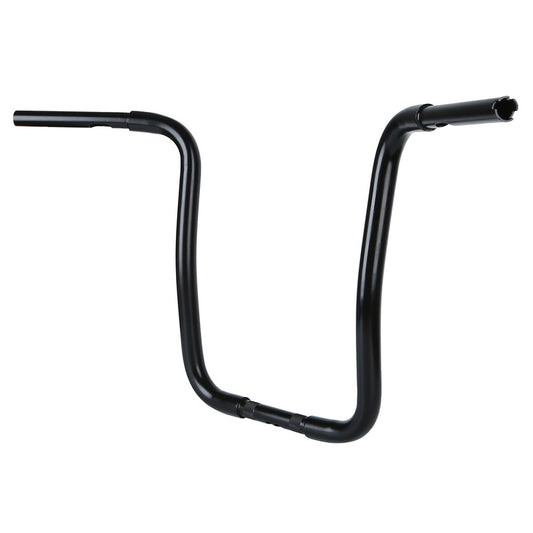 Attitude Inc ATT-XF161030-02-B-18 Beefy Ape Handlebar Black Powder Coat 18 in. Rise 1-1/4 in For Harley Sporster ,Softail Custom Each