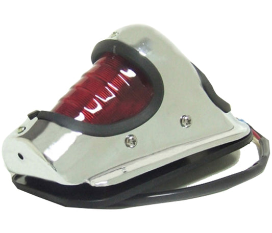 Attitude Inc ATT-TL106CH Chrome tail lamp Assembly E Marked Bee Hive For Harley